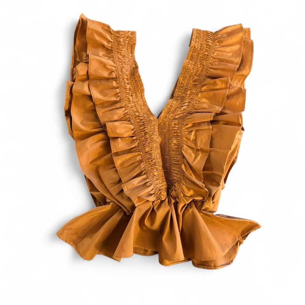 Strut & Bolt Burnt Orange Blouse